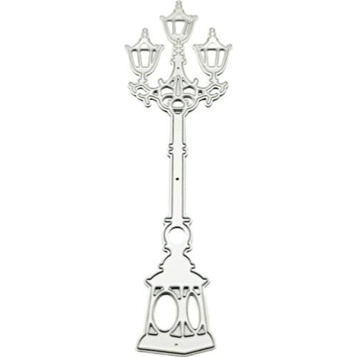 Street Lamp Metal Cutting Dies Stencil DIY Scrapbook Album Paper Card Template