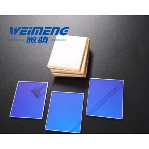 Weimeng dichroic mirror 32*27.6*1.5mm 455nm T=17% 500-700nm HT 45 degree quartz for laser cutting welding marking machine