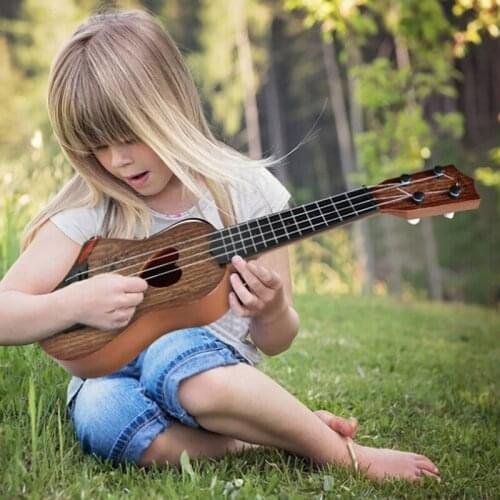 Funny Ukulele Musical Instrument Kids Guitar Montessori Toys for Children School Play Game Education Christmas Birthday Gift