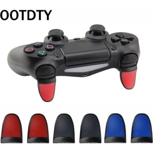1 Pair New Anti Slip L2 R2 Trigger Extended Buttons Kit For PS4 Controller Analog Extenders Thumbtick