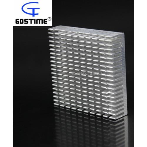 100 Pcs lot Gdstime 50mm x 48mm x 11mm Aluminum Heat Sink For PCU Router Electronic
