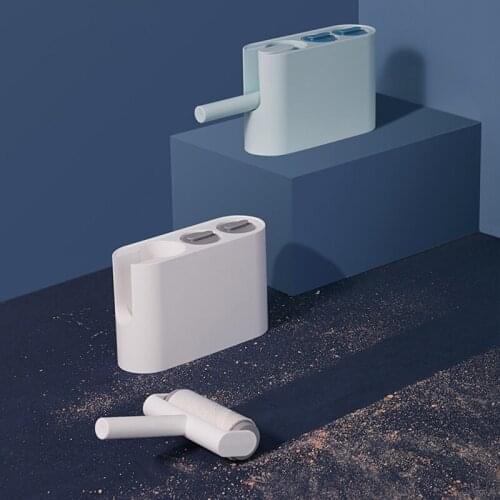 3PCS Sticky Silicone Dust Wiper Removal Reusable Hair Lint Roller Cleaning Brush Pet Hair Remover Roller Household Cleaning Tool