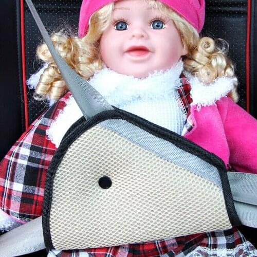 Car styling Triangle Car seat belt Adjuster For Toyota Prius Levin Crown Avensis Previa FJ Cruiser Venza Sienna Alphard ZELAS