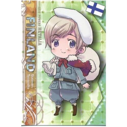 Free Shipping Axis Powers Hetalia Finland Cosplay Costume Custom Made for Halloween and Christmas