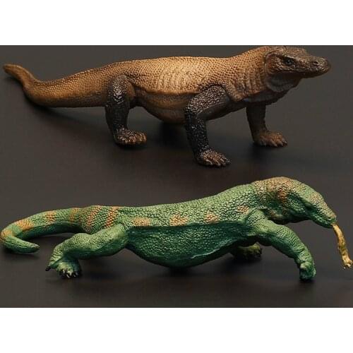 Children Animal Model Real Life Komodo Dragon Simulation Lizard Mini Lacertid Science Educational Teaching Aid Biology Learning
