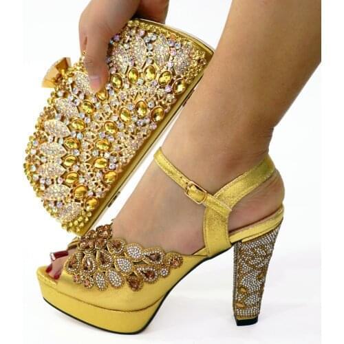 Doershow Latest PINK African Shoes And Bag Set For Party High Quality Italian Ahoes And Bags To Match Women!HLO1-100