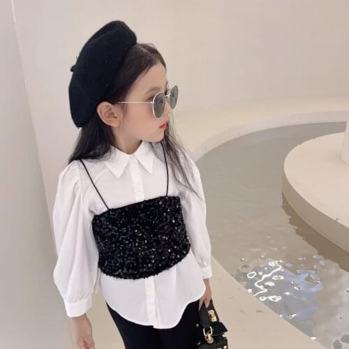 GOOPORSON White Blouses For Girls
