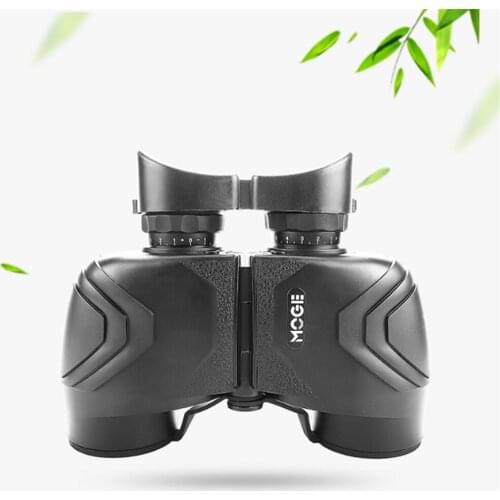 MOGE 7X50 Binoculars Non-infrared Low Light Night Vision Waterproof Anti-fog Belt Compass Navigation Distance Telescope