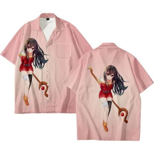 Ava Max Summer Cotton Collared Shirt 3D Printing Tee Male Tops Casual Shirts Men Social Shirts Dress Button Turn Down Collar