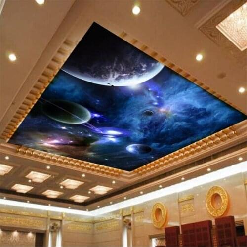 Beibehang wallpaper 3d mural for living room Star Planet Universe Space planet wallpaper mural photo wall paper