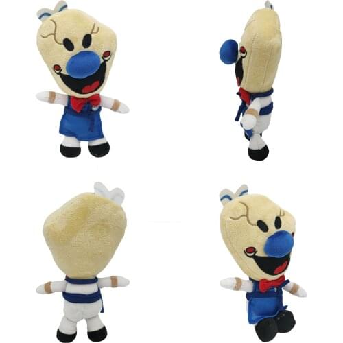 New 20cm Game Ice Scream Rod Plush Toy Cartoon Horror Figure Dolls Stuffed Soft Toys for Kids Funny Halloween Christmas Gifts