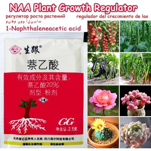 NAA 1-naphthylacetic acid Regulator plant cutting transplanting seedling rooting increase survival Recovery Germination Hormone