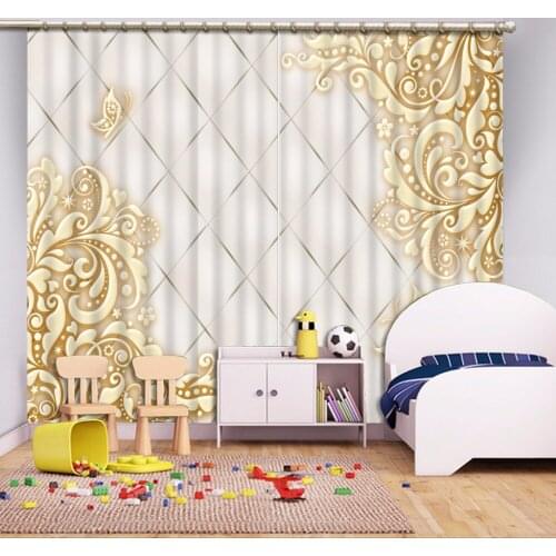 Photo custom any size soft curtain modern curtains for bedroom