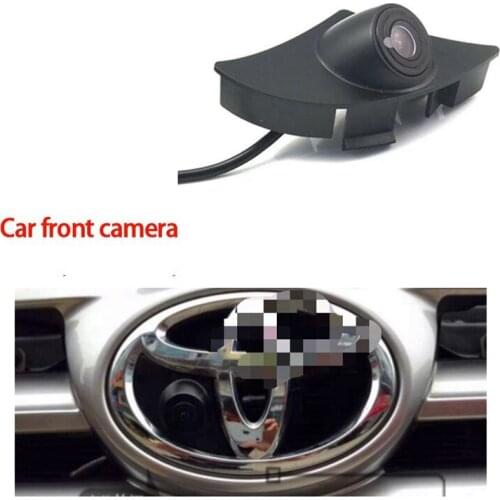 Novel-Night Vision Waterproof Car Front View Logo Emblem Brand Mark Parking Camera for Toyota Camry Prado Highlander RAV4
