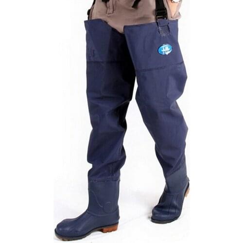 Waterproof Fishing Waders Over Knee Wading Boots Farming Farmer Pants Boots PVC Outdoor River Fly Fishing Shoes Hunting Tackles