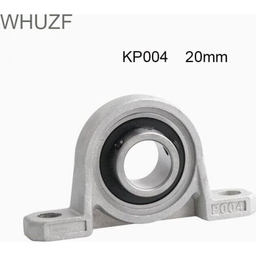 WHUZF KP004 20mm 2/4PCS Horizontal Vertical Bearing KP04 Lead Screw Support Mounted Pillow Zinc Alloy PillowBlock Economic Type