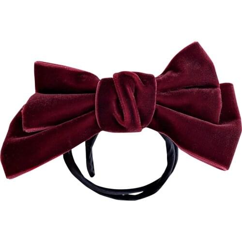 Bow Knot Female Headband Making Styling Elegant Fashion Korean Style Girl Hair Band Accessory Casual Tea Party Street Lady Bands