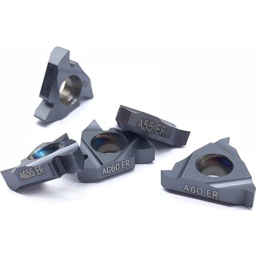 10 pieces 16ER 16IR AG55 AG60 A55 G55 60 BMA Carmex CNC thread CNC carbide insert lathe turning blade machining stainless steel