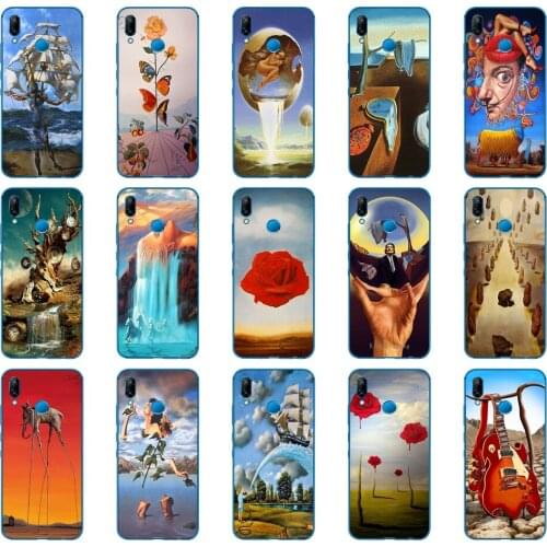 66DD Salvador Dali Soft Silicone Cover for Huawei P9 P10 P20 P30 Lite mate 10 20 PRO lite p smart 2019 case