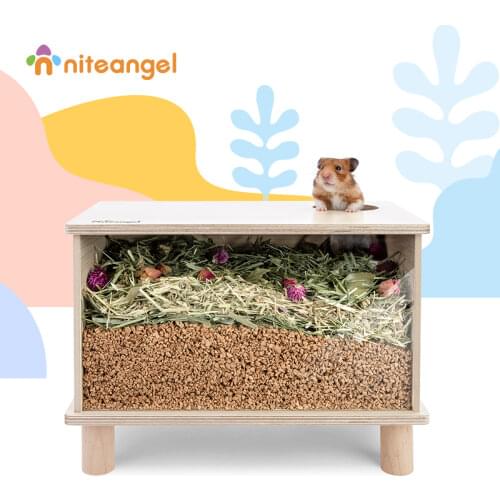 Hamster Digging House Acrylic Peeping House Cork Grain Digging Planing Thick Bedding