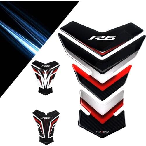 Motorcycle Tank Pad Protector 3D Case For Yamaha R6 YZF-R6 1998-2009-2018 Tank Decal Stickers 03 05 06 08 10 11 12 13 14 15 16