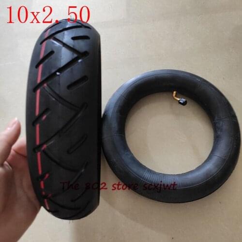 Lightning Delivery 10*2.50 inner and outer tire for Electric Scooter and Speedway with inner tube 10x2.50 inflatable Tyre