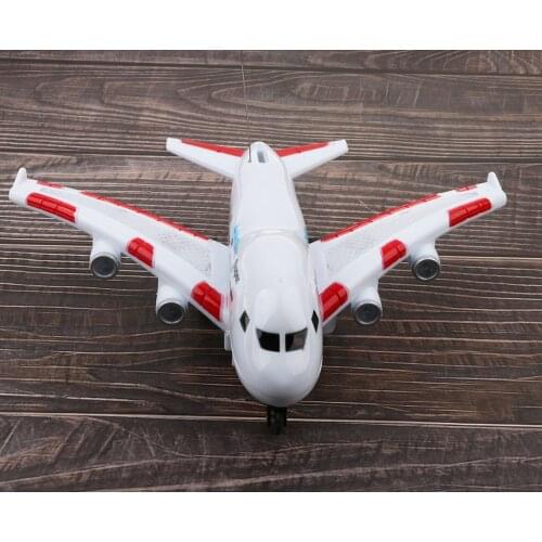 Electronic Children RC Plane Toy Remote Controlled Aerobus Toy Gift -Red