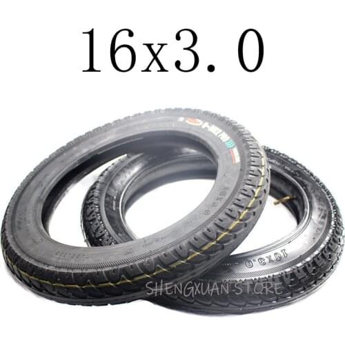 Good Reputation 16x3.0 Inner and Outer Tyre or 16*3.0 Vacuum Tire Fit for Electric Bicycle Tire