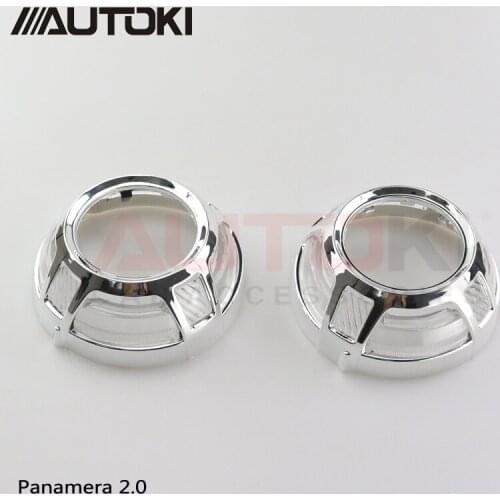 Free shipping 3"0 hid bi xenon projector lens shroud high temp resistant Silver Paname-a 2.0 for car headlight projector lens