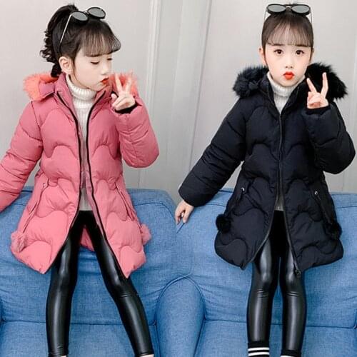 Jacket for Girls Toddler Children Autumn Winter Outerwear Fashion Thicken Outfits Kids Warm Jacket Girl Coats Kids Clothes