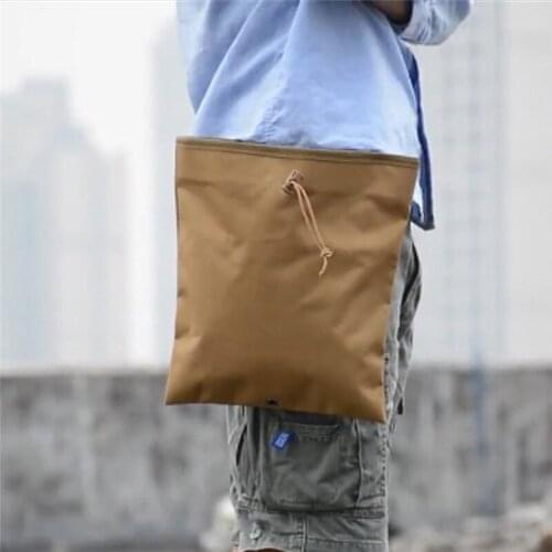 High Quality Foldable Hunting Large Bag Nylon Waist Kettle Recycle Bag For Army Fans Bags Equipment Outdoor Tactical Accessory