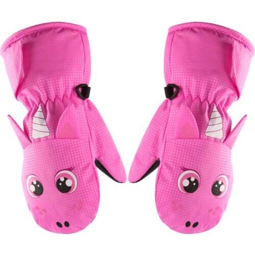 Children Winter Warm Gloves Kids Skiing Gloves Windproof Snow Glove Waterproof Gloves For Skiing Cycling Climbing Kids Gloves