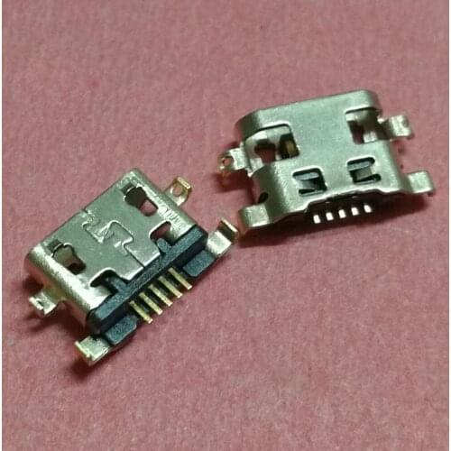 50Pcs Charging Dock Usb Charger Port Connector For Alcatel One Touch Idol Mini 6012 Pop 4 Plus 3 5056 A5 5085 OT 5015 Jack Plug