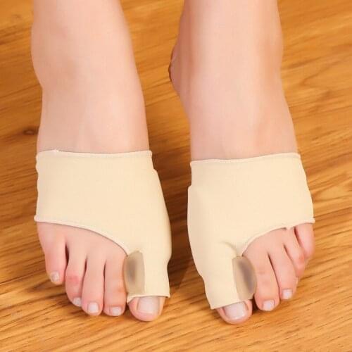 Orthopedic Bunion Corrector 1 Pair Silicone Pedicure Socks Hallux Valgus Corrector Toe Separators Foot Care Tool