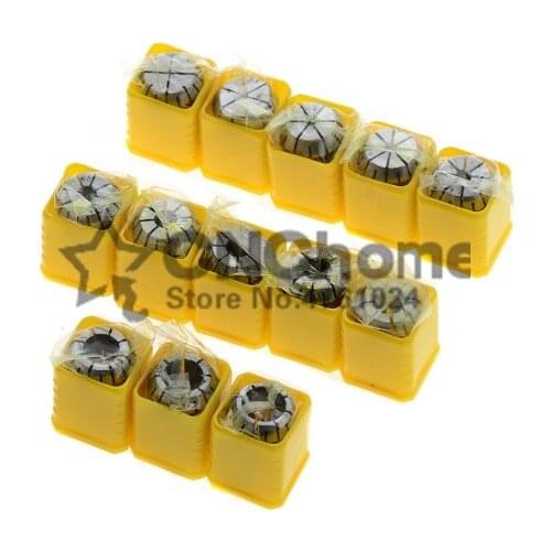 13Pcs ER11 Collet Tool Precision Spring Collet Set from 1mm to 7mm CNC Collet Chuck For Milling Lathe Tools and Spindle