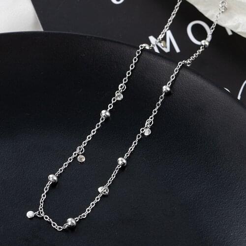 2021 Temperament Fashion Ins Geometric Round Short Necklace Clavicle Pendant Jewelry Chain Necklace Female Jewelry Gift