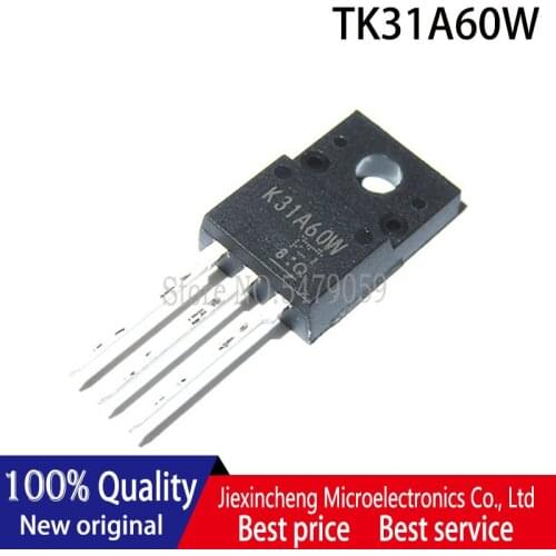 5PCS K31A60W TK31A60W TO-220F 31A 600V MOSFET Genuine