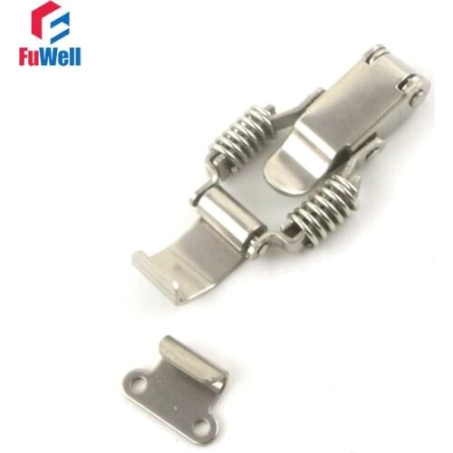 5pcs R109 Spring Loaded Toggle Latch Iron Cabinet Boxes Buckle Toggle Catch Hasps