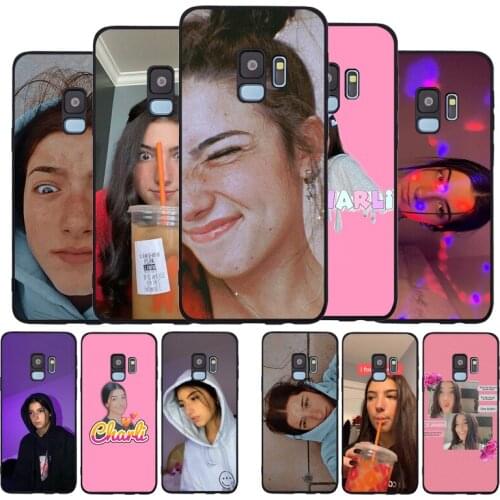 Charli Damelio Black TPU Silicone Soft Phone Case For Samsung Galaxy S20 S10 S9 S8 Plus Lite NOTE 10 9 8 S7 EDGE