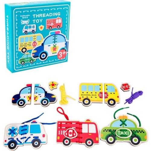 Wooden Montessori Toys Worm Puzzles Kids Colorful Didactic Baby Development Montessori Educational Wooden Toys for Children