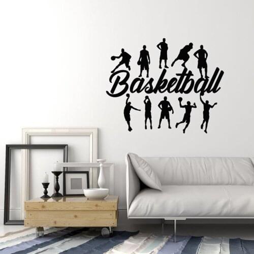 Diy basketball Home Decor Modern Acrylic Decoration Kids Room Nature Decor Wall Art MURAL Drop Shipping