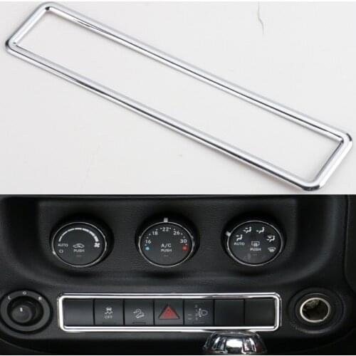 For Jeep Wrangler Interior Dashboard Emergency Light Lamp Switch Frame Cover Trim Car-Styling Sticker Auto Accessories 2011