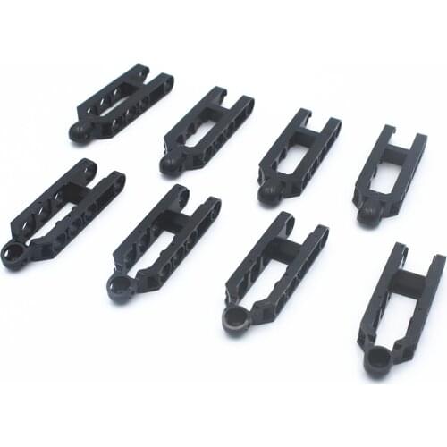 MOC Building Blocks Self-Locking Brick Technical Part 4pcs ST.KNUC ARM W BALL SOC DIA5,9 compatible with lego for Kids Toy 32195