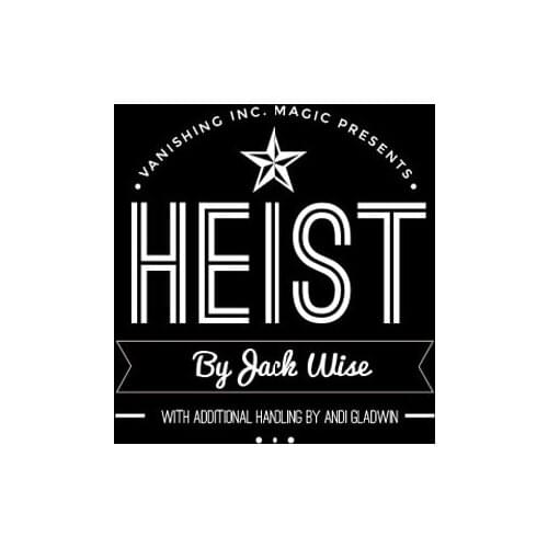 Heist (DVD and Gimmick) Magician Watch Wallet Magica Close Up Illusion Mentalism Accessories ,Funny, Magic Tricks,Props