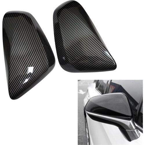 Carbon Fiber Car Side Rearview Mirror Cap Cover Rear View Mirror Covers Direct Replace For Lexus RX/NX 2015-2020