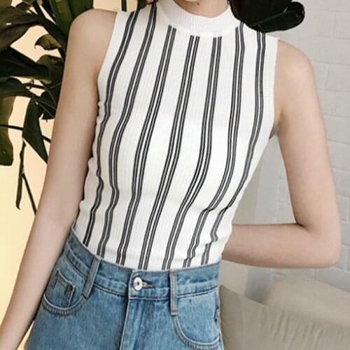 Small Fresh Hong Kong Style Retro Sling Halter Neck Top Harajuku Vest Womens Style Summer Bottoming Outer Wear Short Style
