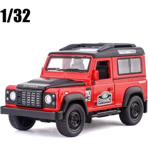 1:32 Scale Defender 110 SUV Alloy Car Diecasts & Toy Vehicles Car Model Miniature Pull Back Toys For Kids Gifts Free Shipping