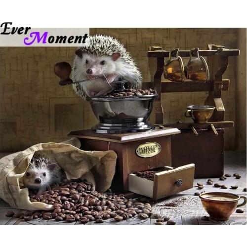 Ever Moment Diamond Painting Animal Cross Stitch 5D DIY Full Square Handmade Home Decorations Gift Mosaic Embroidery ASF1261