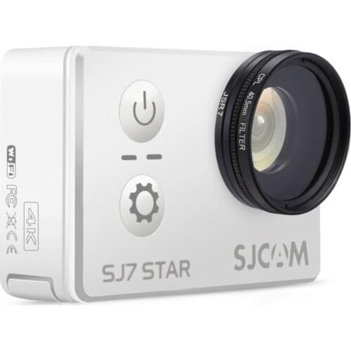 JSR-2057 4 in 1 40.5mm UV + CPL Lens Filter Kits with Ring Adapter + Lens Cover for SJCAM SJ7