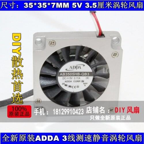 NEW ADDA AB3505HB-QB3 5V 3507 Blower 3.5CM cooling fan